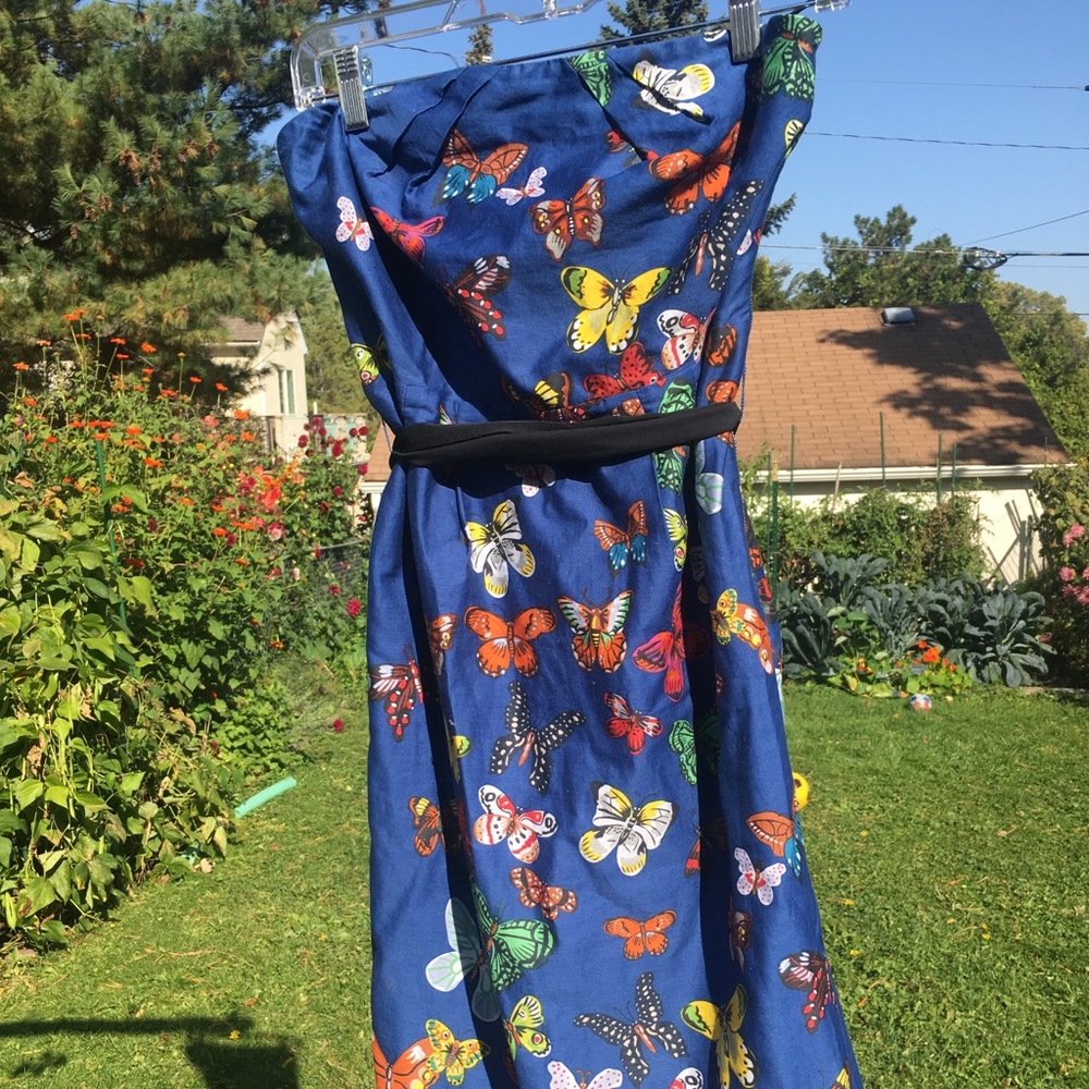 Anthropologie Butterfly Dress